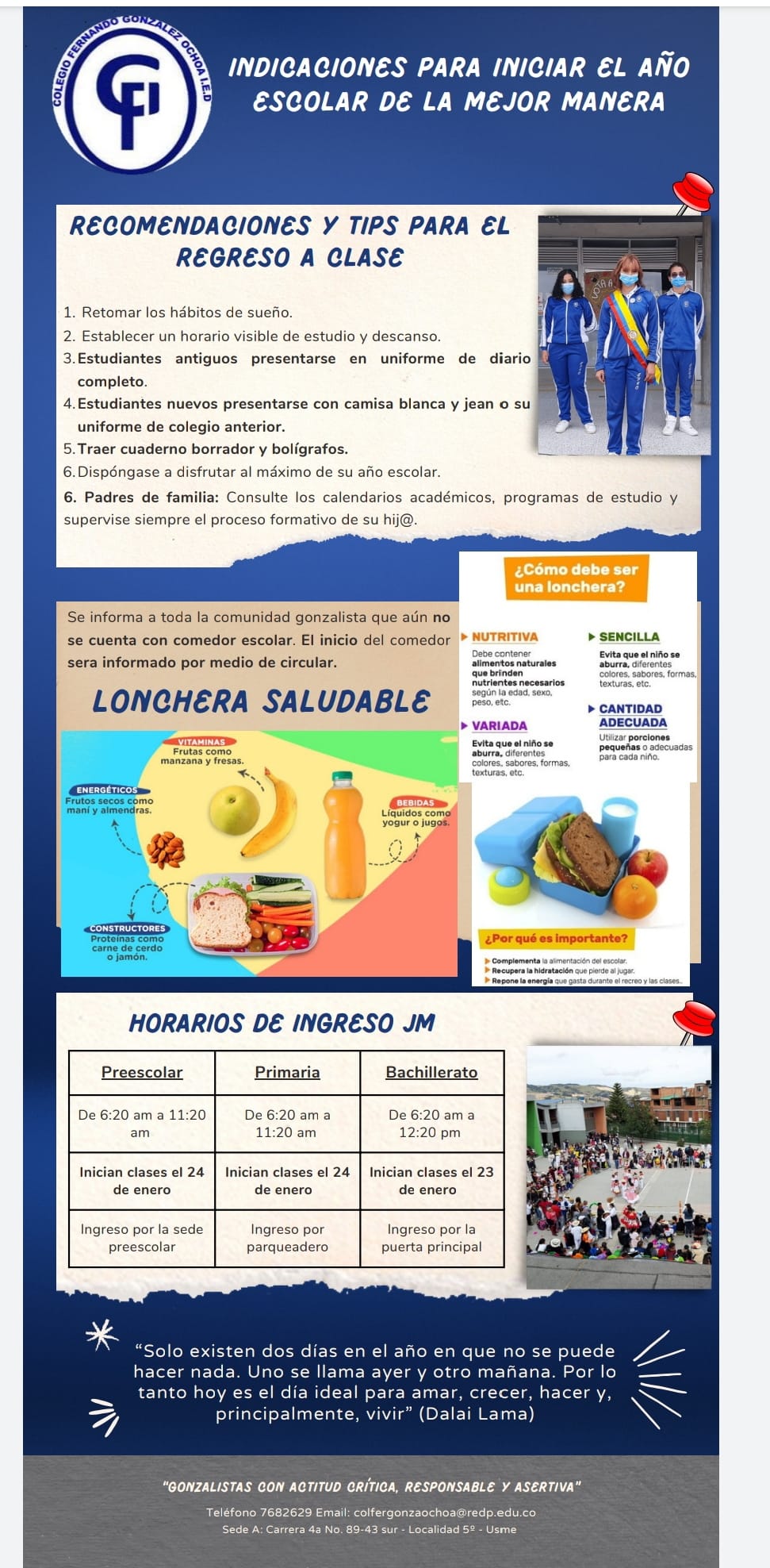 Primer día de escuela 2023 2